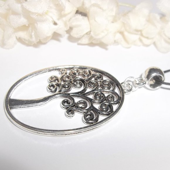 Necklace, Pendant, Tree Necklace, Tree of Life Necklace, Silver Necklace A634 - Picture 4 of 10